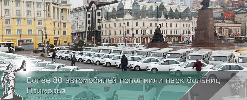 Более 80 автомобилей пополнили парк больниц Приморья